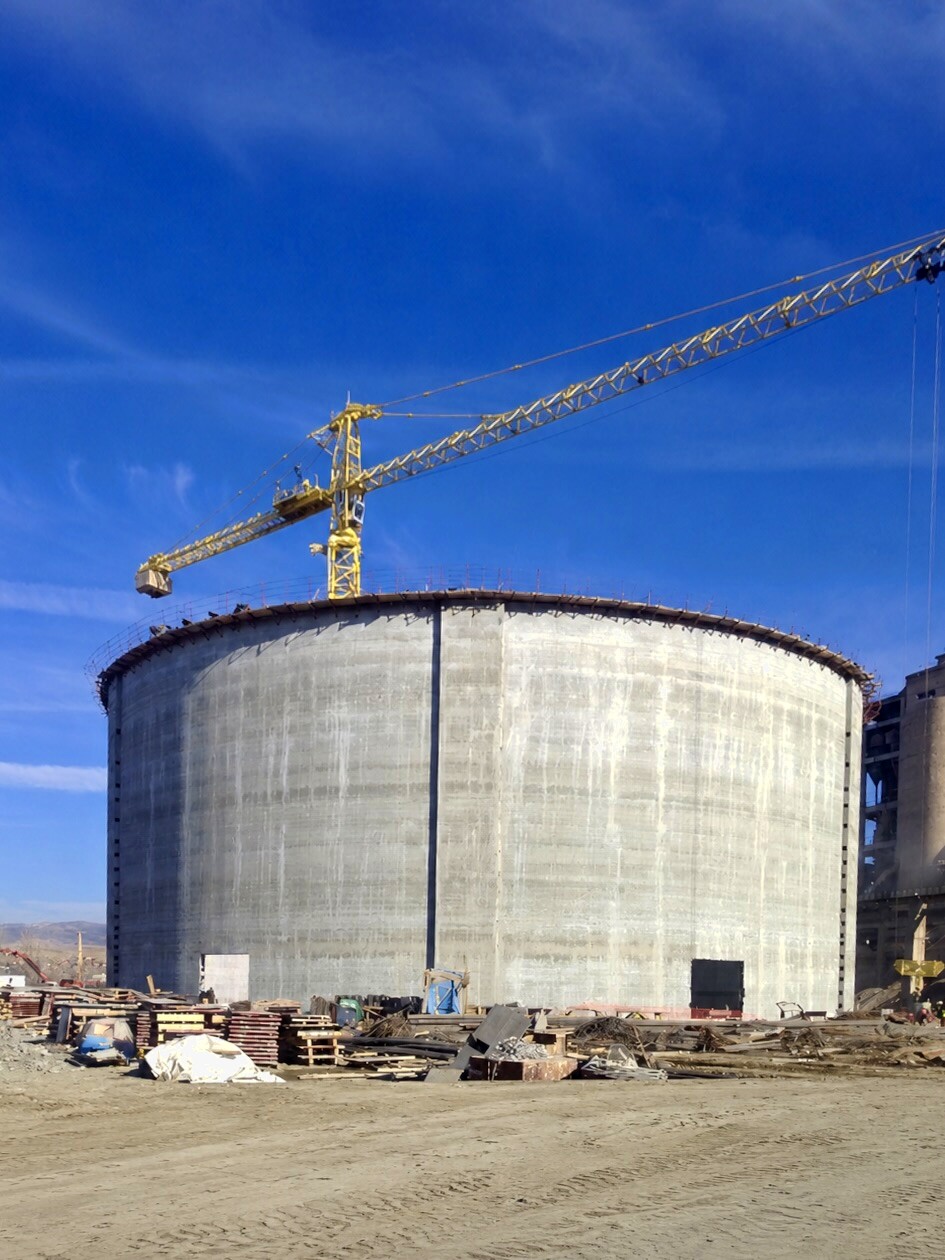Vicat Baştaş Çimento – Клинкерный силос завода в Ankara