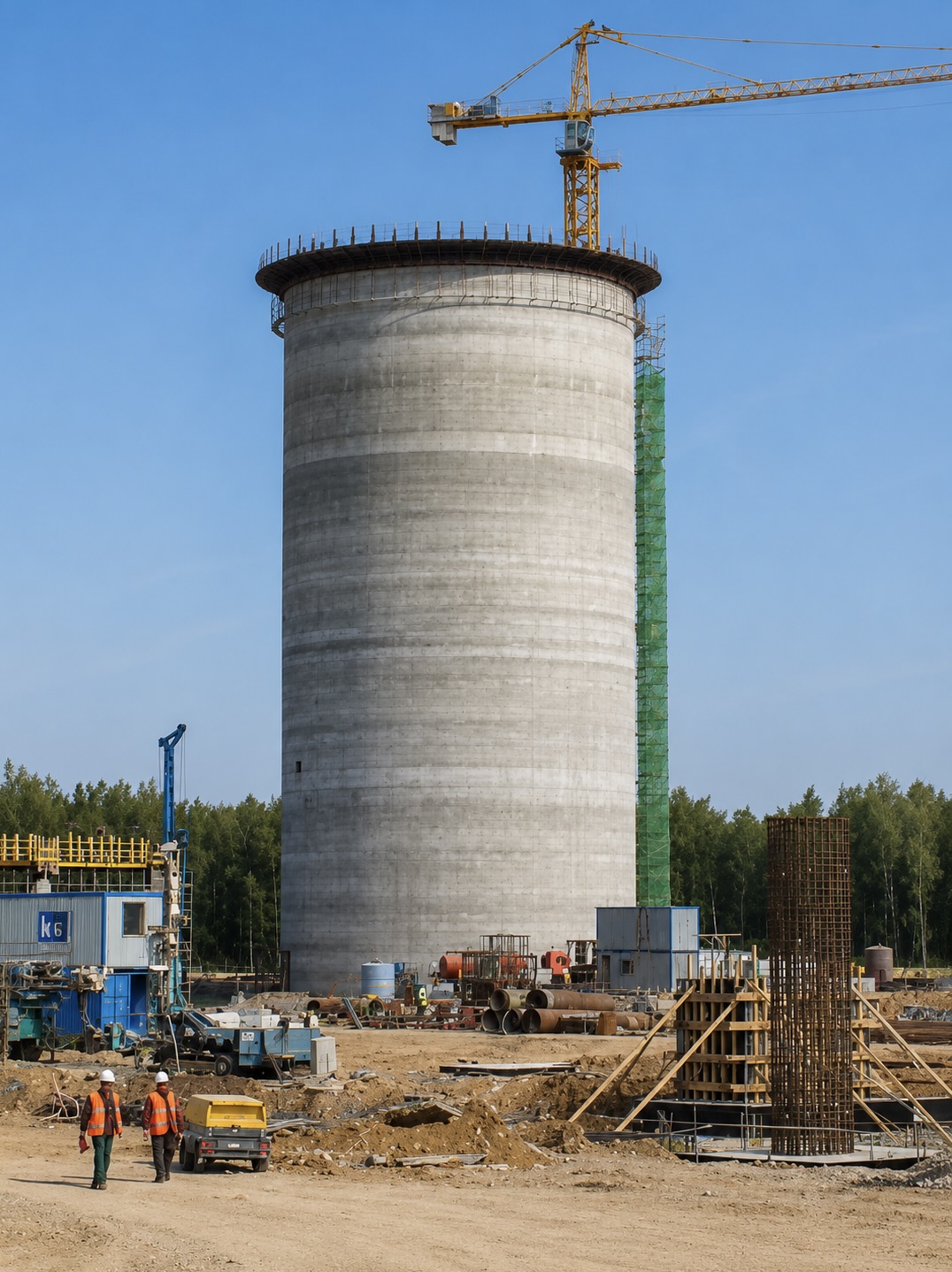 Heidelberg Cement – Надзор за строительством силосов цементного завода Tula